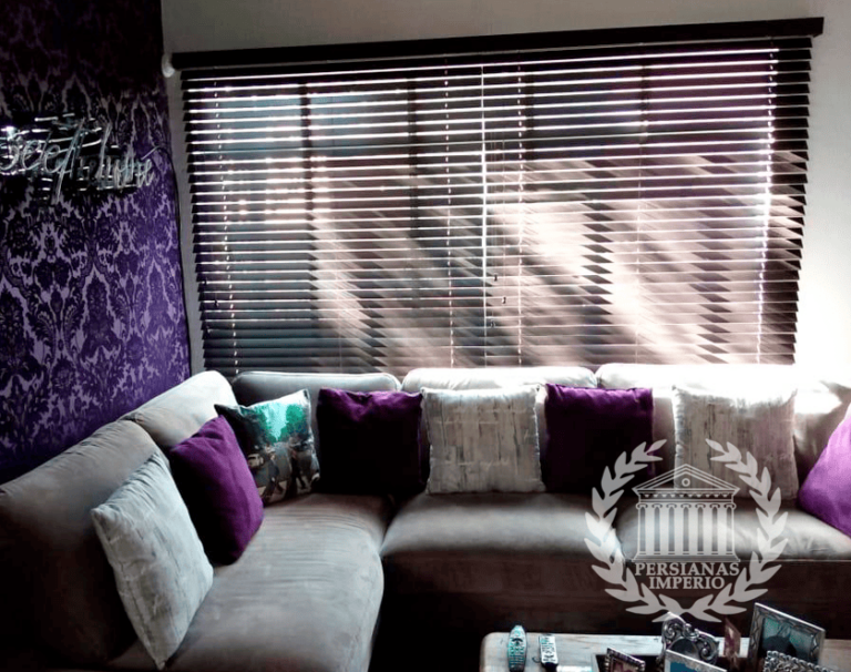 Persianas Horizontales de Aluminio o Madera